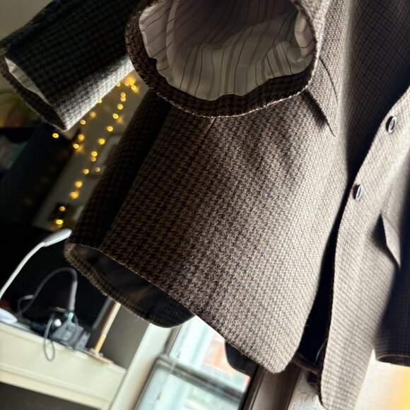 Ralph Lauren Dillards 42R Wool Cashmere Houndstooth Sports Coat Jacket Blazer - Picture 10 of 12